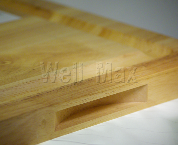 20" Rubber Wood Roasting Cutting Board